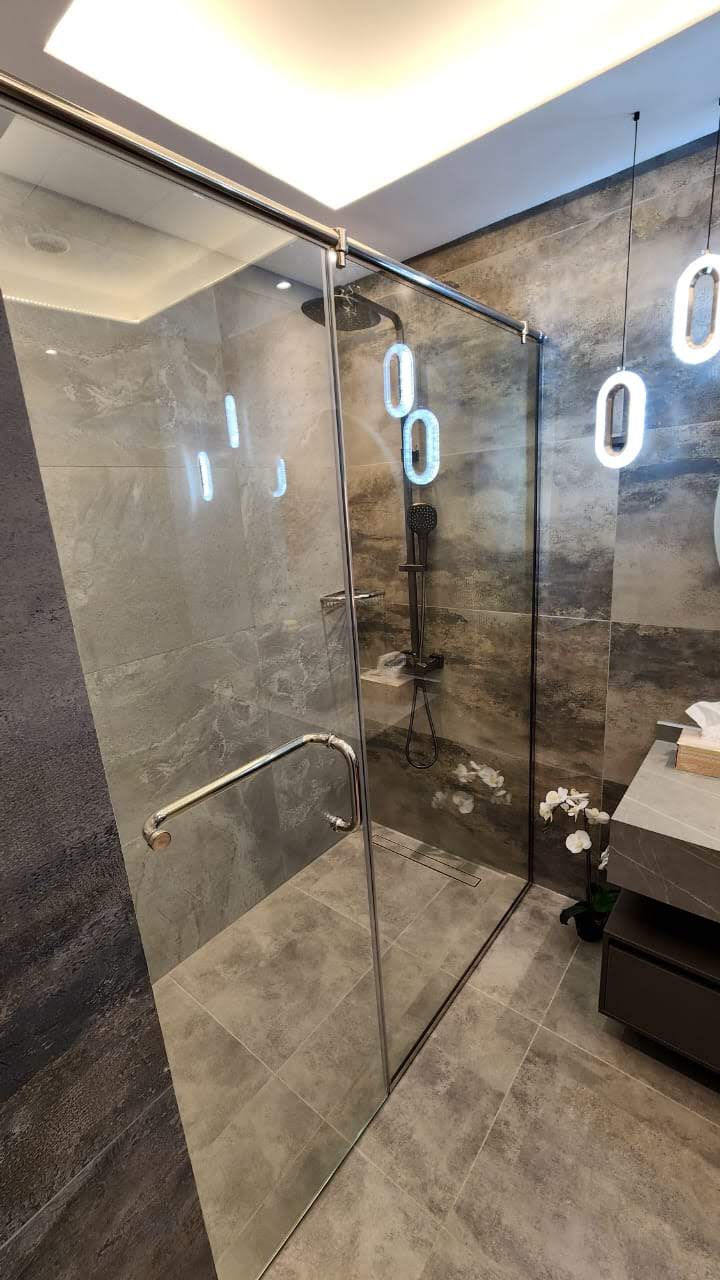 Glass Shower Partition Incl. Delivery & Installation.